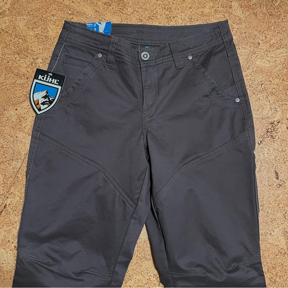 KUHL Wm’s Rydr Pant NWT In Espresso Sz 2 Regular - Picture 4 of 16